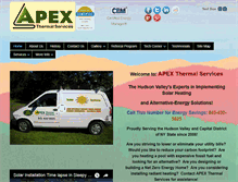 Tablet Screenshot of apexthermal.com